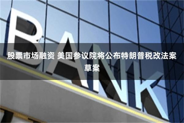 股票市场融资 美国参议院将公布特朗普税改法案草案