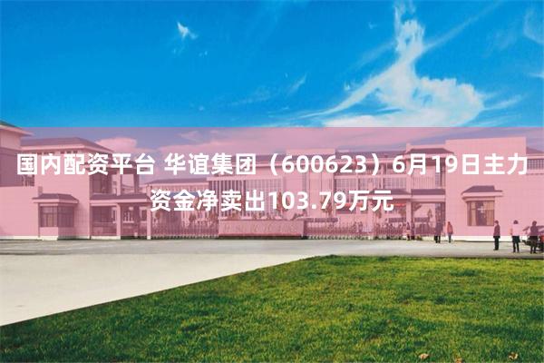 国内配资平台 华谊集团(600623)6月19日主力资金净卖出103.79万元