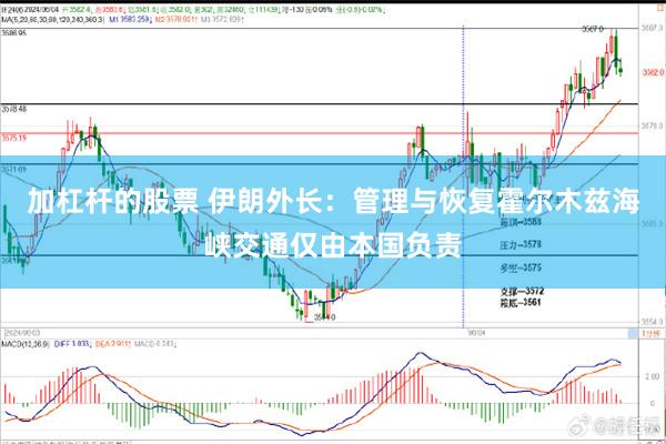 加杠杆的股票 伊朗外长:管理与恢复霍尔木兹海峡交通仅由本国负责