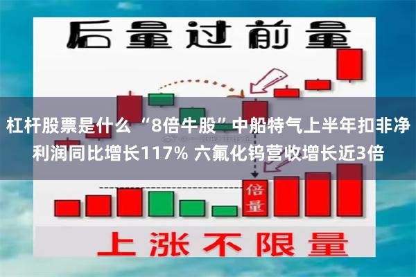 杠杆股票是什么 “8倍牛股”中船特气上半年扣非净利润同比增长117% 六氟化钨营收增长近3倍