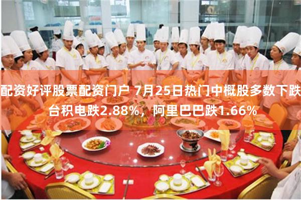 配资好评股票配资门户 7月25日热门中概股多数下跌 台积电跌2.88%,阿里巴巴跌1.66%