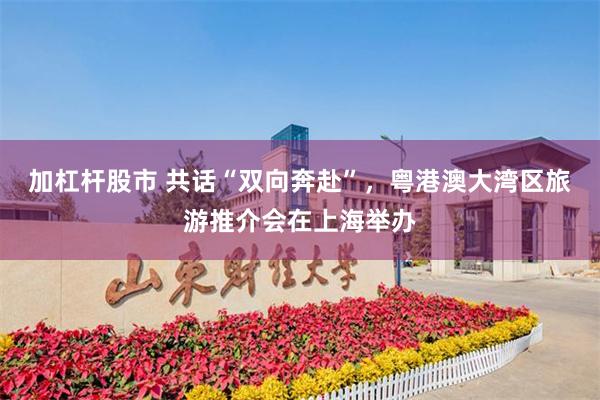 加杠杆股市 共话“双向奔赴”，粤港澳大湾区旅游推介会在上海举办