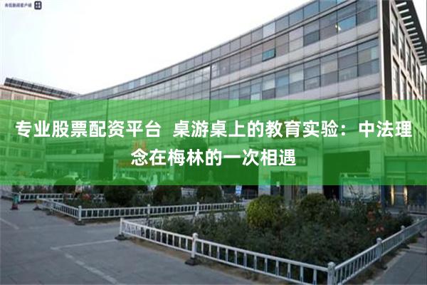 专业股票配资平台  桌游桌上的教育实验：中法理念在梅林的一次相遇
